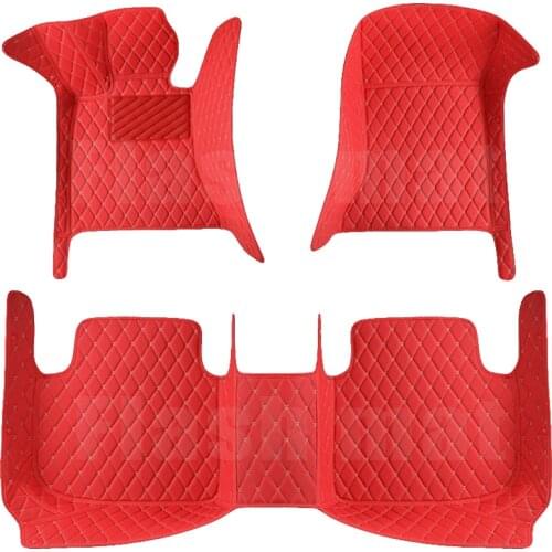 High Quality Leather Car Floor Mats for R-Class SLC180 SLC200 SLC300 SLK200 SLK280 SLK300 SL400 SL450 Car Accessories Auto Goods