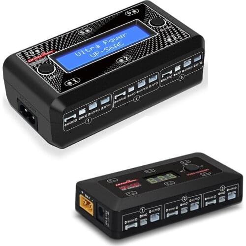 Ultra Power UP-S6 UP-S6AC 6x4.35W 3.7V 1S Lipo LiHv Battery Charger With Micro MX mCPX MICRO USB Racing Drone Rc Battery Charger