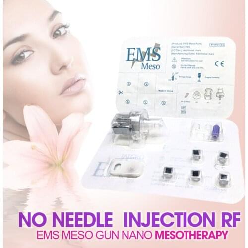 1 Set EMS Mesotherapy Needle Monocrystalline Silicon Chip Replacement Head for Mesotherapy Gun Moisturizing Mesogun Injector