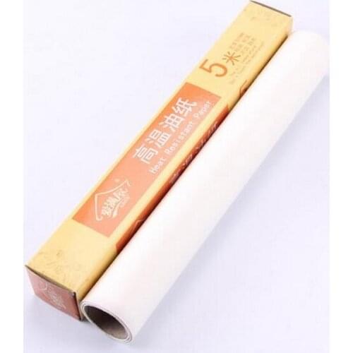 100pcs/lot, The new high-quality 5m double-sided silicone baking paper baking 30cm non-stick baking paper