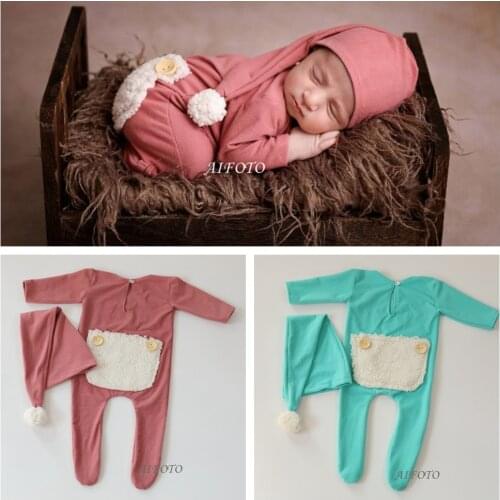 11 Colors Clothing Set For Girls Newborn Photography Props Rompers Twin Baby Soft Stretch Accessories Flokati Photo Shoot Infant