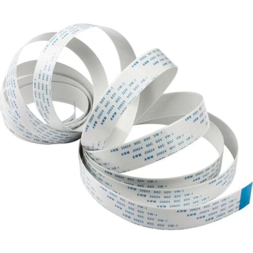 5 PCS/LOT Extention Flex Cable For Raspberry Pi Camera 2M 15 Pin FFC Wire Flex Ribbon Cables For Raspberry Pi 3 Model B+ / 3 / 2