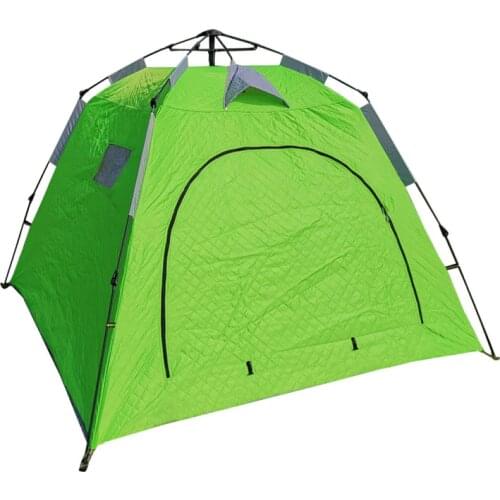Automatic Thickened Cotton Warm Winter Fishing Tent 1.7M Height 2-3 Person Ice Fishing Tent Outdoor Camping Hiking Tourist Tent