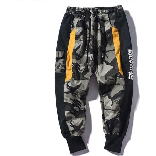 Brand Men Camouflage Cargo Pants Fashion Male Casual Trousers High Quality 100 % Cotton Pencil Pants Mens Clothing