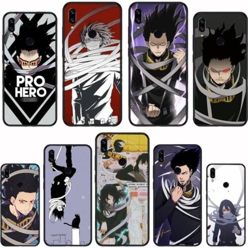 Eraser Head Shota Aizawa My Hero Academia Black Phone Case For Xiaomi Redmi 4x 5 plus 6A 7 7A 8 mi8 8lite 9 note 4 5 7 8 pro