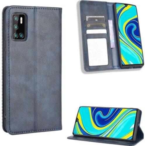 Cubot P40 Case Cubot P 40 Wallet Flip Style Imprint Vintage Leather Phone Back Cover For Cubot P40 CubotP40 With Photo Frame