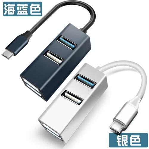 Hi-Speed TypeC Hub Adapter USB Hub Mini USB 3.0 4-Port Splitter For PC Laptop Notebook Receiver Computer Peripherals Accessories