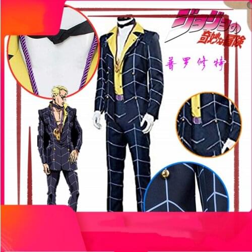 Prosciutto Cosplay Costume Anime JoJos Bizarre Adventure Carnaval Halloween Christmas Costume For Women Men