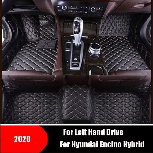 For Hyundai Encino Hybrid 2020 Car Floor Mats Custom Decoration Waterproof Carpets Cover Floorliner Auto Interior Accessories
