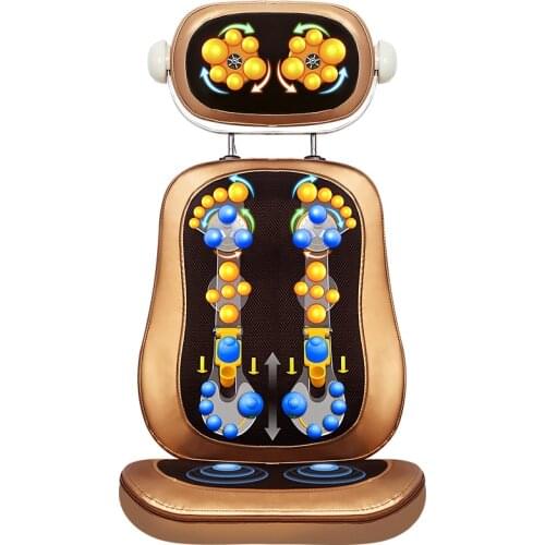 Massage cushion neck massager neck lumbar cushion for leaning on of multifunctional pillow body chair cushion cushions