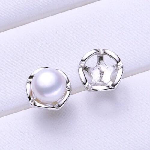 Fashion Pearl Earrings Mountings, Earrings Findings, Earrings Settings Jewelry Parts Fittings Stud Earrings Accessories