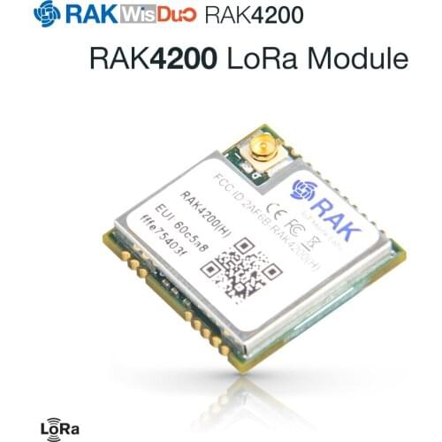 RAK4200 LoRa Module with STM32L071 MCU SX1276 Chip LoRaWAN 1.0.2 Protocols Low Power Consumption Support Point to Point