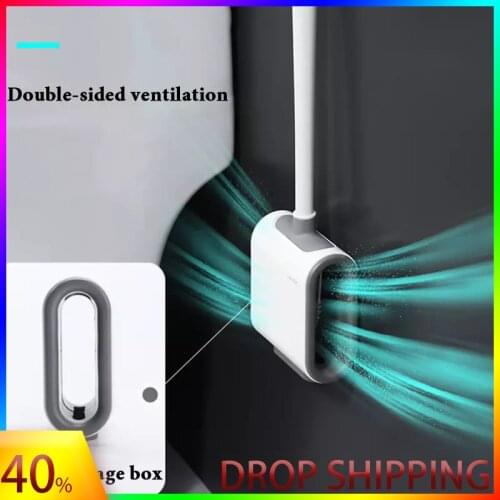 Toilet Brush Set/Single Silicone Brush Head Bathroom Products Wall Hanging Ventilation Drain Ecoco Bathroom Accessories WC Tools