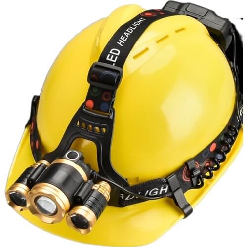 Headlamp fixed head dedicated work helmet lamp charging rechargeable lamp bright glare zoom large spot