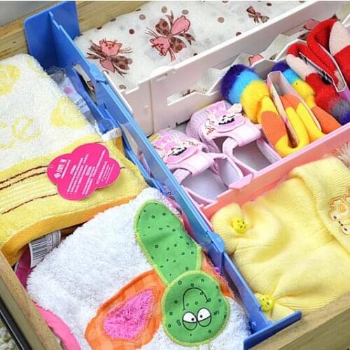 New Retractable Adjustable Stretch Plastic Drawer Divider Organizer Storage Partition Board Multi-Purpose Diy Home Kitchen