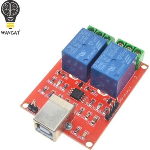 Suq 2 Channel USB Relay Module Programmable Computer Control For Smart Home DC 5V
