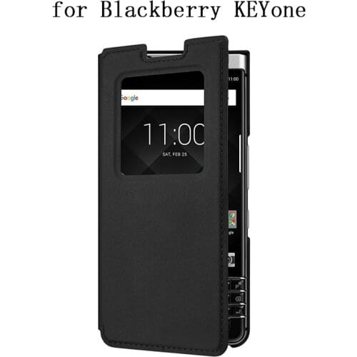 Limitted Promotion Genuine Leather Case for Blackberry KEYone Business Flip Phone Skin Cover for Blackberry KEY1 Funda coque