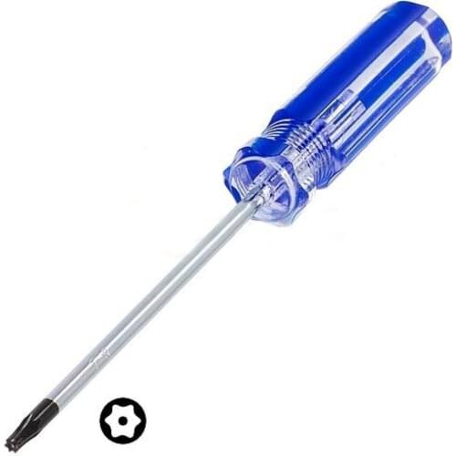 Blue Practical Torx T8 Security Screw Driver for PS3 Xbox 360 Controller Repair Tool