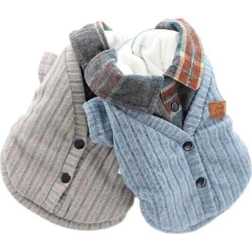 Warm Winter Dog Sweater Coat Soft Liner Clothes for Dogs Teddy Bichon XS S M L XL