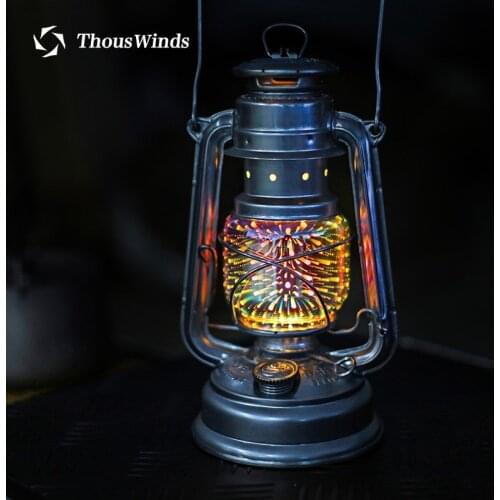 Thous Winds Feuerhand 276 kerosene Lamp 3D Firework Lampshade Lantern Glass Lampshade