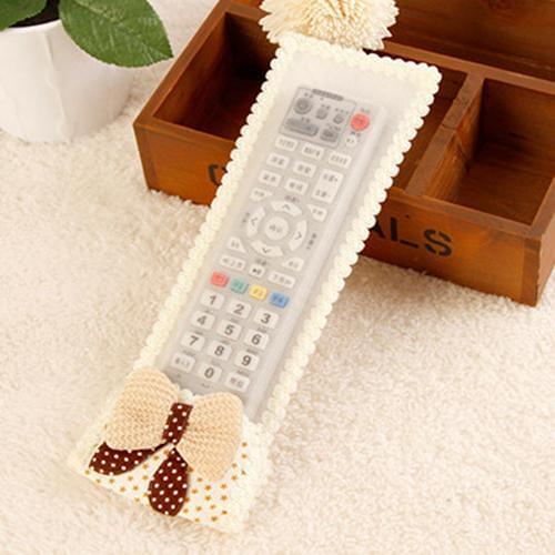 Fabric Butterfly Protective Cover Case Dustproof for Air conditioning TV Remote Control Dust Silicone Protective Cover