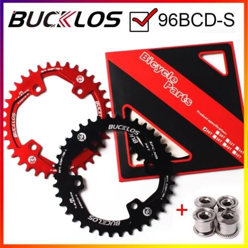 BUCKLOS 96BCD-S Chainring Round Oval Asymmetry Mountain Bike Chain Ring 32T 34T 36T 38T Mtb Chainwheel Bicycle Part