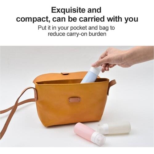 1Pc Silicone Bottling Travel Bottling Silicone Storage Lotion Bottle Portable Household Goods Empty Bottle Dispenser