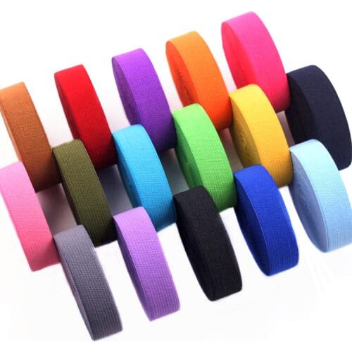 5meter/pack width 2cm high quality Colored crocheted elastic rope, clothing accessories, polyester flat knitted elastic band