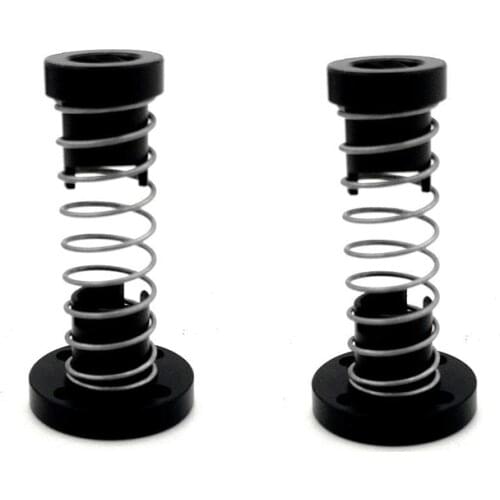 ABSF 2 Pcs 3D Printer TR8X4 T8 POM Anti Backlash Nuts for Pitch 2mm Lead 4mm Acme Threaded Rod (Pitch 2mm)