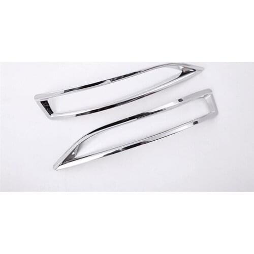 Auto Car Exterior Accessory Back Rear Fog Light Lamp Frame Trim For BMW X1 2016 Car-covers Chromium Styling Mouldings