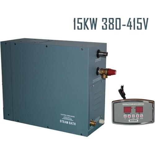 Free Shipping 15KW380-415V50HZ STEAM GENERATOR WITH DIGITAL CONTROLLER SHOWER SAUNA BATH HOME SPA GREAT POPULAR