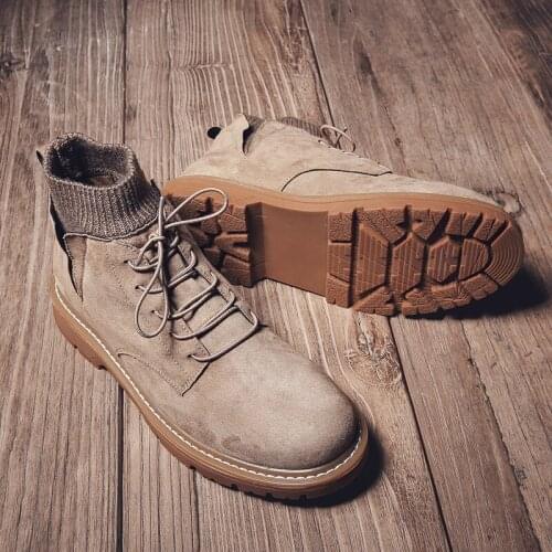 Boty Mens Boots Casual Home Ankle For Men Dress High Top Shoes Winter Chelsea Mens Footwear Coturno Summer Cowboy