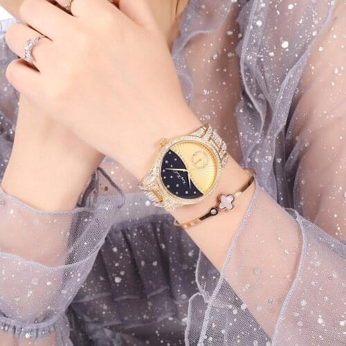 Luxury Rhinestone Watches Women Top Brand Luminous Hands Luxury Clock New Ladies Diamond Wristwatches Lady Relogio Feminino