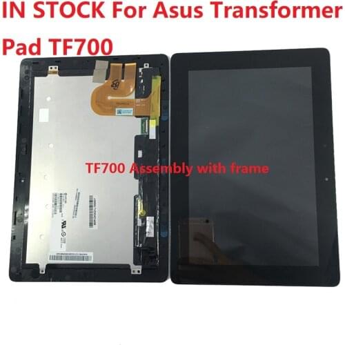 For Asus Transformer Pad Infinity TF700T TF700 V0.1 V0.2 5184N REV:3 LCD Display Touch Screen Digitizer Sensor Assembly Frame