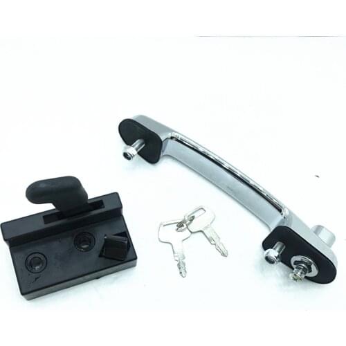 Excavator Accessories Cab door lock assembly outer handle lock block for HYUNDAI R60-7