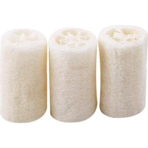 3 Pack of Organic Loofahs Loofah Spa Exfoliating Scrubber natural Luffa Body Wash Sponge Remove Dead Skin Made Soap