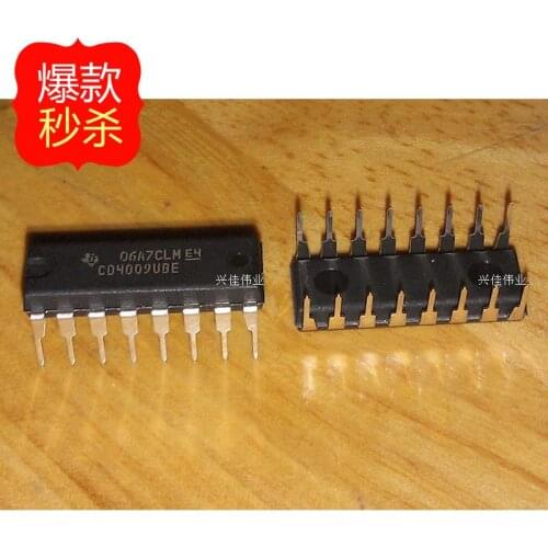 10PCS New original authentic CD4009 CD4009UBE DIP16 inverter / buffer