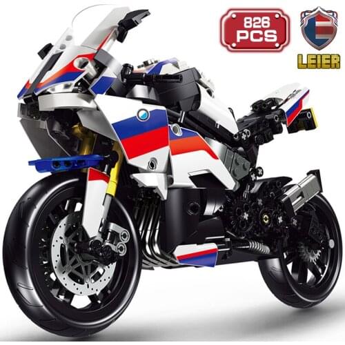 Technical 826pcs Famous Racing Car Model Building Blocks Constructor Motorcycle Assembly Bricks Toys for children Holiday Gifts