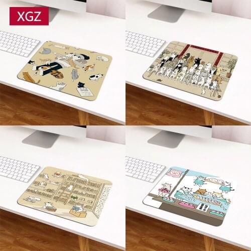 XGZ Cartoon Cat Small Mouse Pad Computer Computer Pad Best-selling Wholesale Game Pad Mouse Gaming Pc Laptops Mouse Mat
