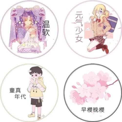 Lovely Fashion Girl Washi Tape for Card Making Bullet Journal DIY Scrapbooking Decorative Sticker