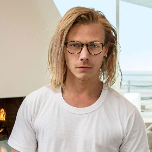 Heath Titanium Glasses Frame Men Prescription Eyeglasses OV5338U Vintage Round Spectacles Myopia Optical Frames Eyewear