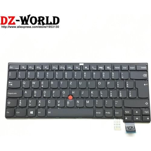 New Original for Lenovo Thinkpad T460P Backlit Slovak Keyboard Backlight Teclado Slovakia 00UR419 00UR379 SN20J92006