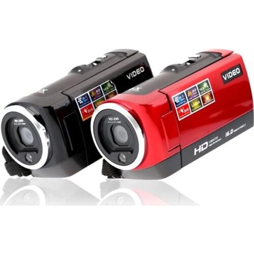 Newest HD 720P Digital Camera HDV Video Camera Camcorder 16MP 16x Zoom COMS Sensor 270 Degree 2.7 inch TFT LCD Screen