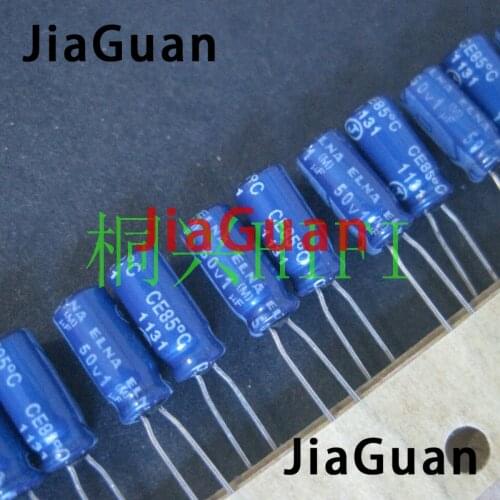 50pcs NEW ELNA RE3 50V1UF 5X11MM audio electrolytic capacitor 1uF/50V blue robe 1UF 50V re3 50v 1uf
