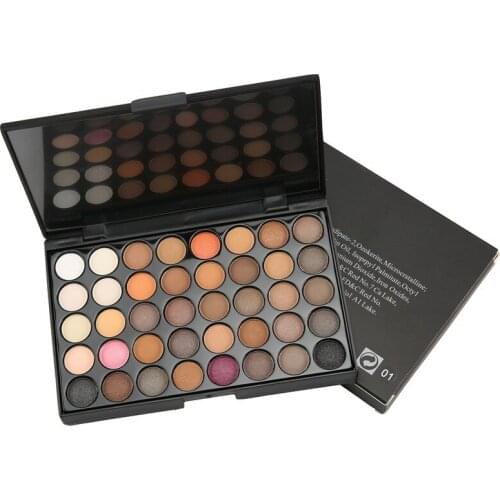 40 Color Matte Eye Shadow Makeup Palette Glitter Palette Eyeshadow Long Lasting Eyeshadow Fashion Women Beauty Eyes Cosmetics