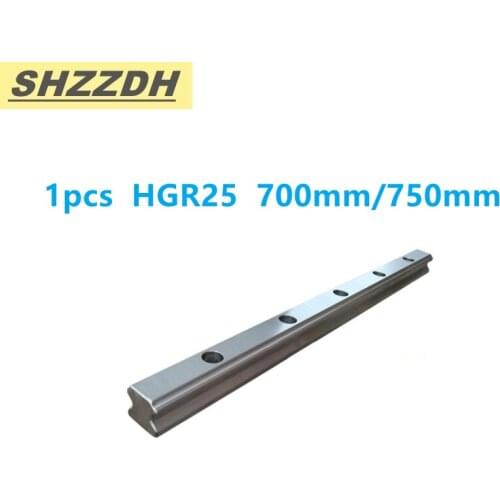 1PCS precision linear guide HGR25 length 700mm / 750mm, used for HGH25CA/HGW25CC slider CNC engraving machine accessories