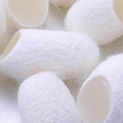 20Pcs Silkworm Balls Purifying Whitening Exfoliating Scrub Blackhead Remover Natural Silk Cocoons Facial Skin Care Best Gifts