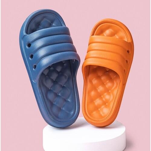 Men Summer Home Slippers EVA Soft Slides Women Thick Sole Indoor Non-slip Bathing Flip Flops Beach Sandals Shoes Zapatos Hombre