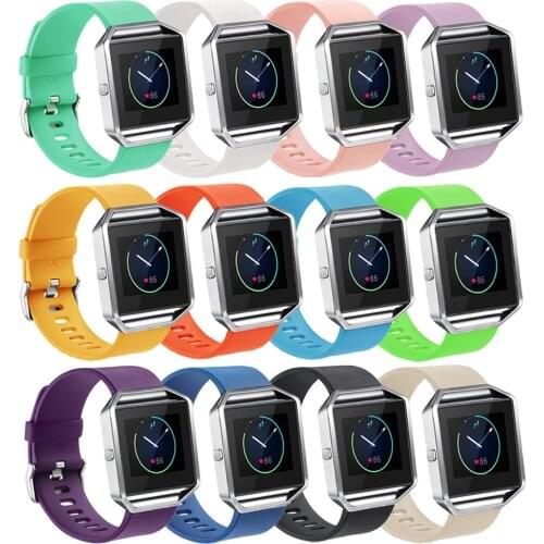 23mm Silicone Wristband for Fitbit Blaze Smart Watch Bracelet Replacment Band for Fitbit Blaze Strap