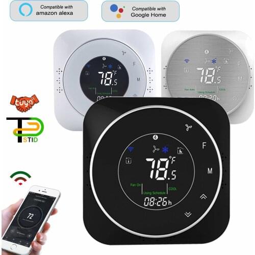 US 24V Heat Pump Temperature Control WIFI Smart Thermostat Google for Control Valve Compressor Air-Water Heat Exchanger